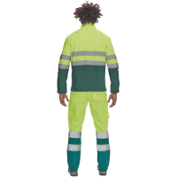 GRANADA HV SOFTSH.bunda žltá/zelená