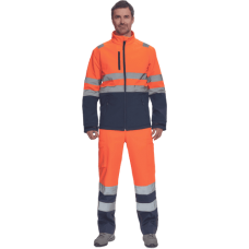 GRANADA HV SOFTSH.jacket orange/navy