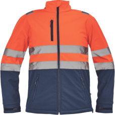 GRANADA HV SOFTSH.jacket orange/navy