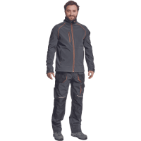 EMERTON PLUS softshell bunda antracit