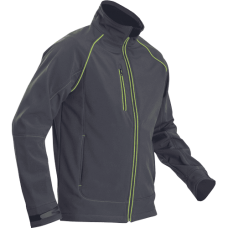 GREENDALE softshell jacket anth/lime