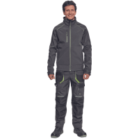 GREENDALE softshell bunda antracitová