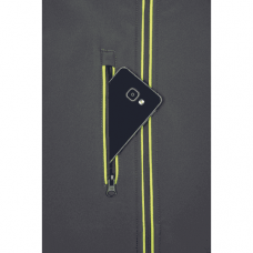 GREENDALE softshell jacket anth/lime