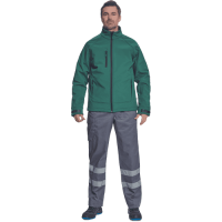 CHITRA softshell jacket dark green