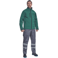 CHITRA softshell jacket dark green