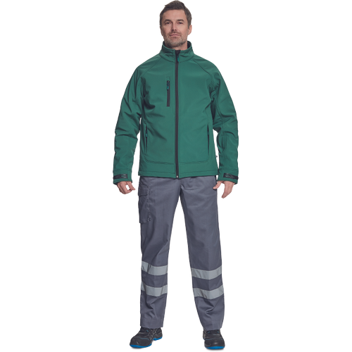 CHITRA softshell jacket dark green