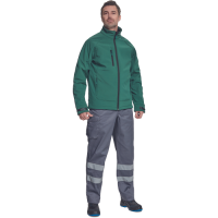 CHITRA softshell jacket dark green