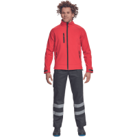 CHITRA softshell jacket red