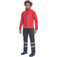 CHITRA softshell jacket red