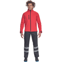 CHITRA softshell jacket red