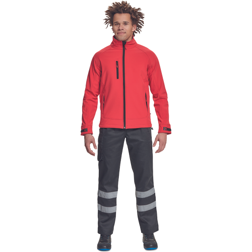 CHITRA softshell jacket red