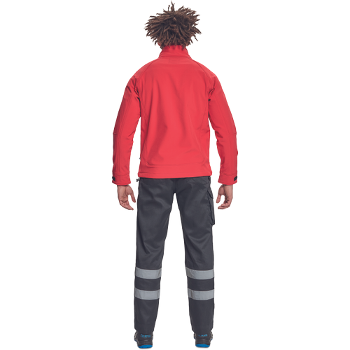 CHITRA softshell jacket red