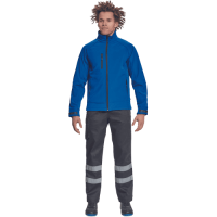 CHITRA softshell bunda kráľovská modrá