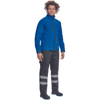 CHITRA softshell bunda kráľovská modrá