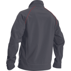 REUSEL softshell bunda antrac/červená