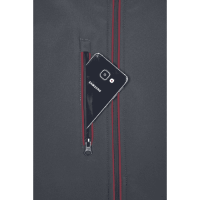 REUSEL softshell jacket anthrac/red