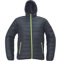 MAX VIVO LIGHT bunda čierna/oranžová