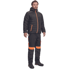 MAX VIVO LIGHT bunda čierna/oranžová