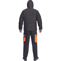 MAX VIVO LIGHT bunda čierna/oranžová