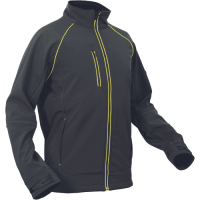 SHELDON softshell bunda antracit/žltá