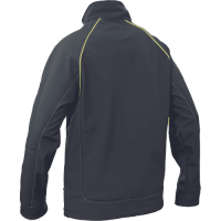 SHELDON softshell bunda antracit/žltá