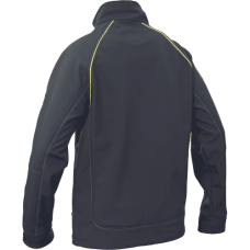 SHELDON softshell bunda antracit/žltá