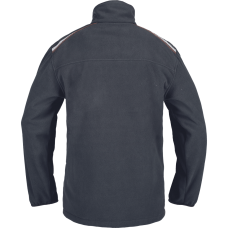 EMERTON STR fleece jacket grey/orange 