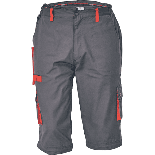 DESMAN trousers 2in1 grey/orange