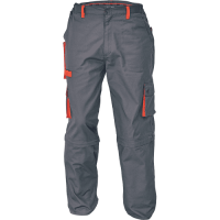 DESMAN trousers 2in1 grey/orange