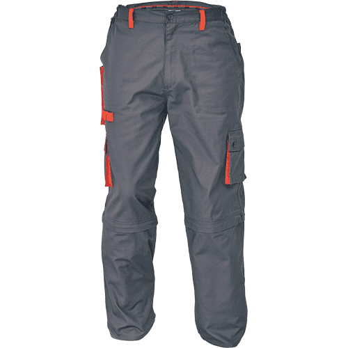 DESMAN trousers 2in1 grey/orange