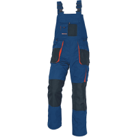 EMERTON nohavice s náprsenkou tmavo modré