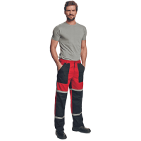 TAYRA nohavice do pása červené