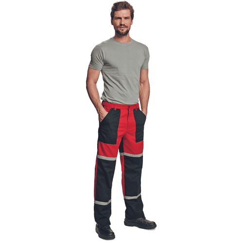TAYRA waist trousers red