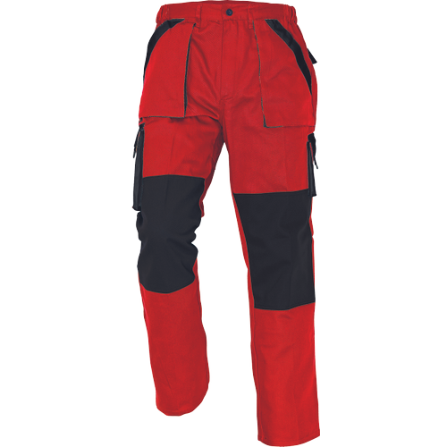 MAX trousers 260 g/m2 red/black