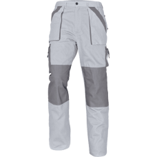 MAX trousers 260 g/m2 white/grey