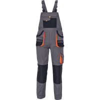 FF CARL BE-01-004 bibpants white/grey