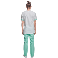 Lady trousers for hospitals green