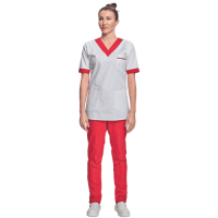 Lady trousers for hospitals red