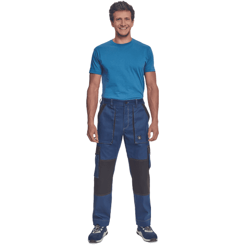 MAX SUMMER trousers blue/black