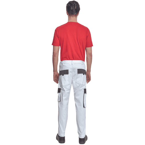 MAX SUMMER trousers white/grey