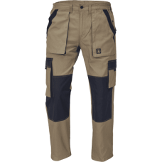 MAX SUMMER trousers petrol blue/black