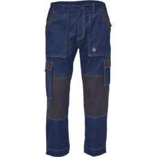 MAX SUMMER trousers petrol blue/black