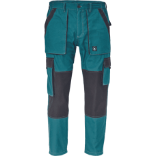 MAX SUMMER trousers petrol blue/black