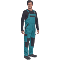 MAX SUMMER bibpants petrol blue/black