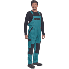 MAX SUMMER bibpants petrol blue/black