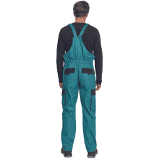 MAX SUMMER bibpants petrol blue/black