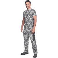 CRAMBE trousers grey camouflage