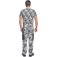 CRAMBE trousers grey camouflage