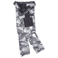 CRAMBE trousers grey camouflage