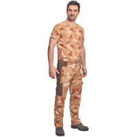 CRAMBE nohavice béžová kamufláž